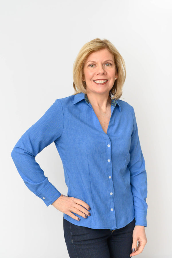 Long Sleeve Adaptive Blouse