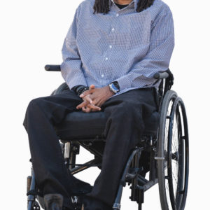 Adaptive Shirt - blue - men's adaptive clothing